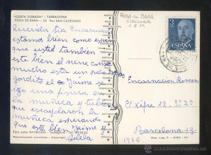 Sellos: TP matasellos *C.E.M. Roda de Bara. Circular. 27 Ago. 76* Poco legible. - Foto 1