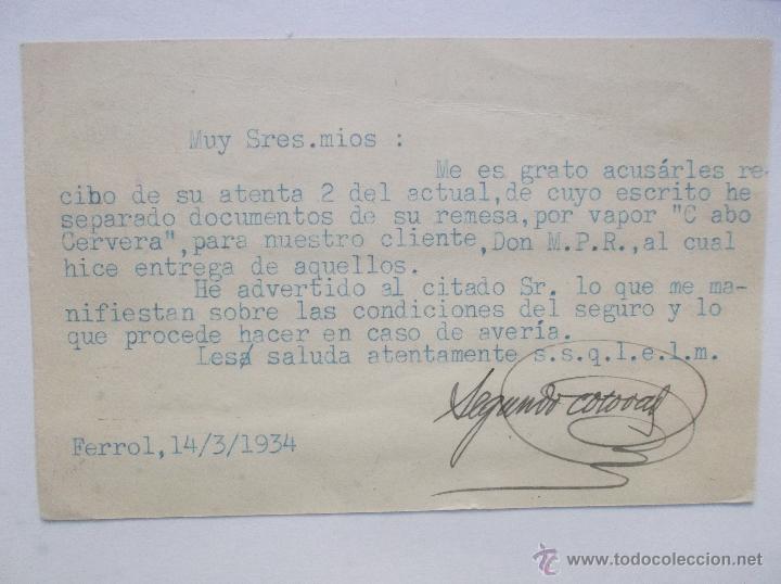 Sellos: LOTE DE TRES TARJETAS POSTALES. 1934. - Foto 2