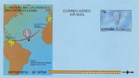 Sellos: ESPA&Ntilde;A 1977. AEROGRAMAS 222. - Foto 1