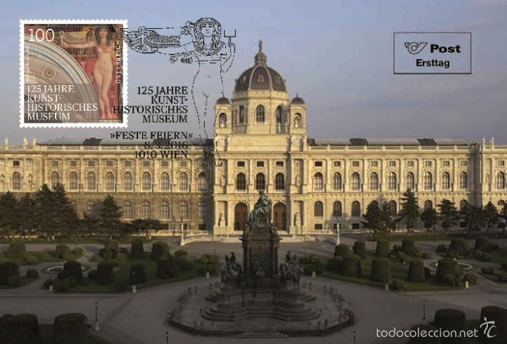 Sellos: Austria 2016 - 125 Jahre KHM maximum card - Foto 1