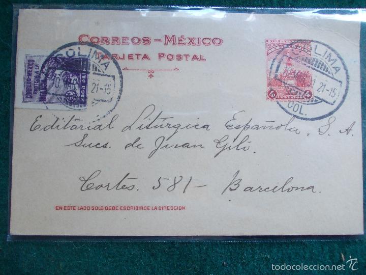 Sellos: Targeta postal Correos Mexico - Foto 1