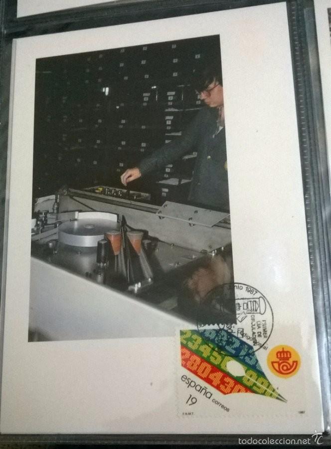 Sellos: MAXIMUM CARD POSTAL CODE IMPLEMENTATION  1987 -EDIFIL-2906 - Foto 1