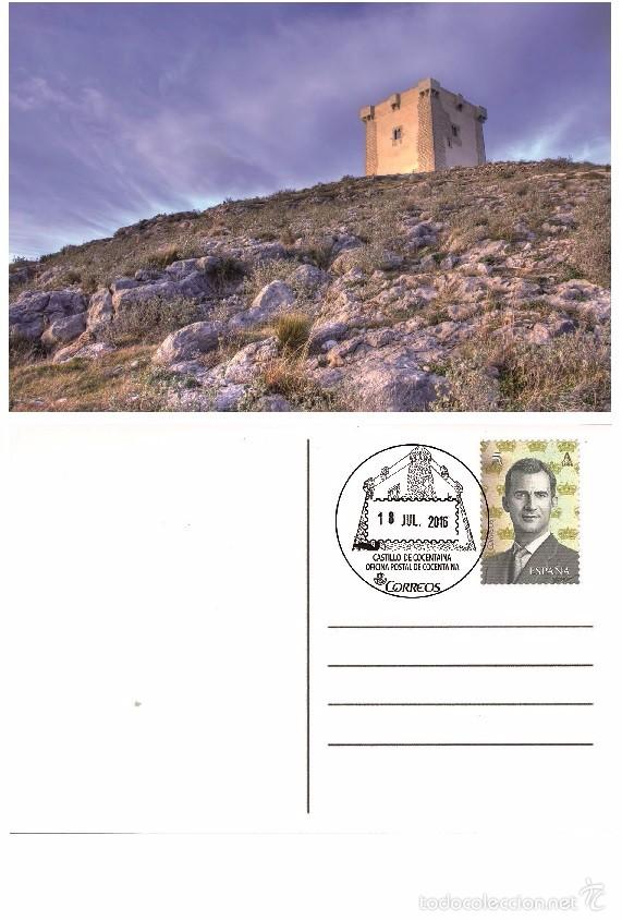 Sellos: Espa&ntilde;a Spain 2016 - Castillo de la Concetaina special postmark cancellation - Foto 1