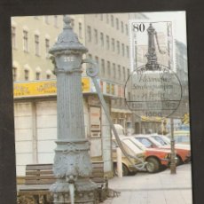 Sellos: ALEMANIA BERLÍN. 1983.TARJETA MÁXIMA. MC. 3/83