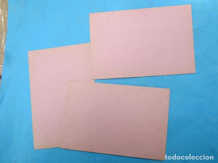 Sellos: tarjeta postal viva franco , 3 iguales , - Foto 2