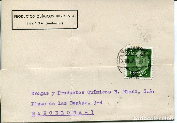 Sellos: TARJETA POSTAL-BEZANA-SANTANDER-1961 - Foto 1