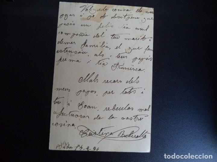 Sellos: Targeta postal circulada a Manresa 1924 - Foto 2