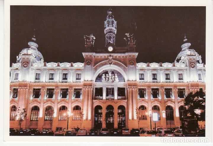 Sellos: TARJETA DEL CORREO 2006 ARQUITECTURA POSTAL. Edificio de Correos de Valencia - Foto 1