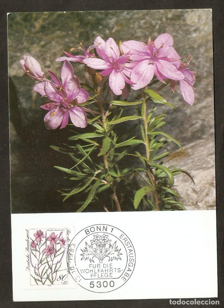 Sellos: ALEMANIA .1983. M&Aacute;XIMA. FLORA.FLORES - Foto 1