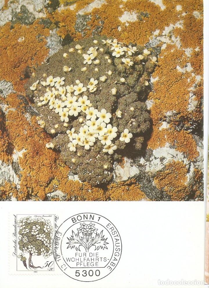 Sellos: ALEMANIA .1983. M&Aacute;XIMA. FLORA - Foto 1