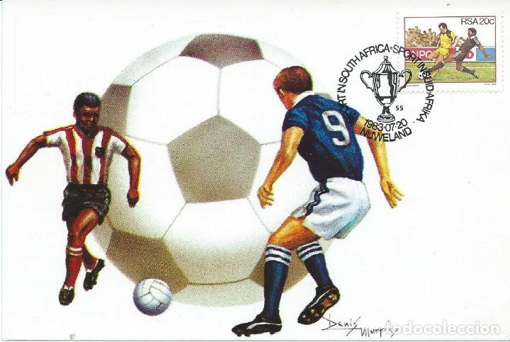 Stamps: 1983. SUD&Aacute;FRICA/SOUTH AFRICAN REPUBLIC. M&Aacute;XIMA/MAXIMUM CARD. F&Uacute;TBOL/FOOTBALL. DEPORTES/SPORTS.