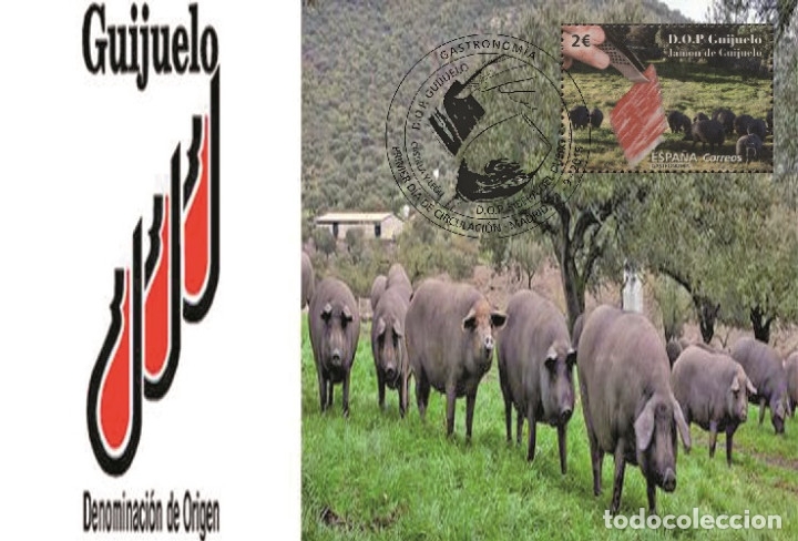 Sellos: Spain 2018 - D.O.P. Castilla y Le&oacute;n maximum card - Foto 1