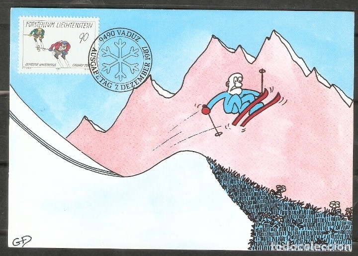 Sellos: LIECHTENSTEIN 1987 M&Aacute;XIMA YT 876 - Foto 1