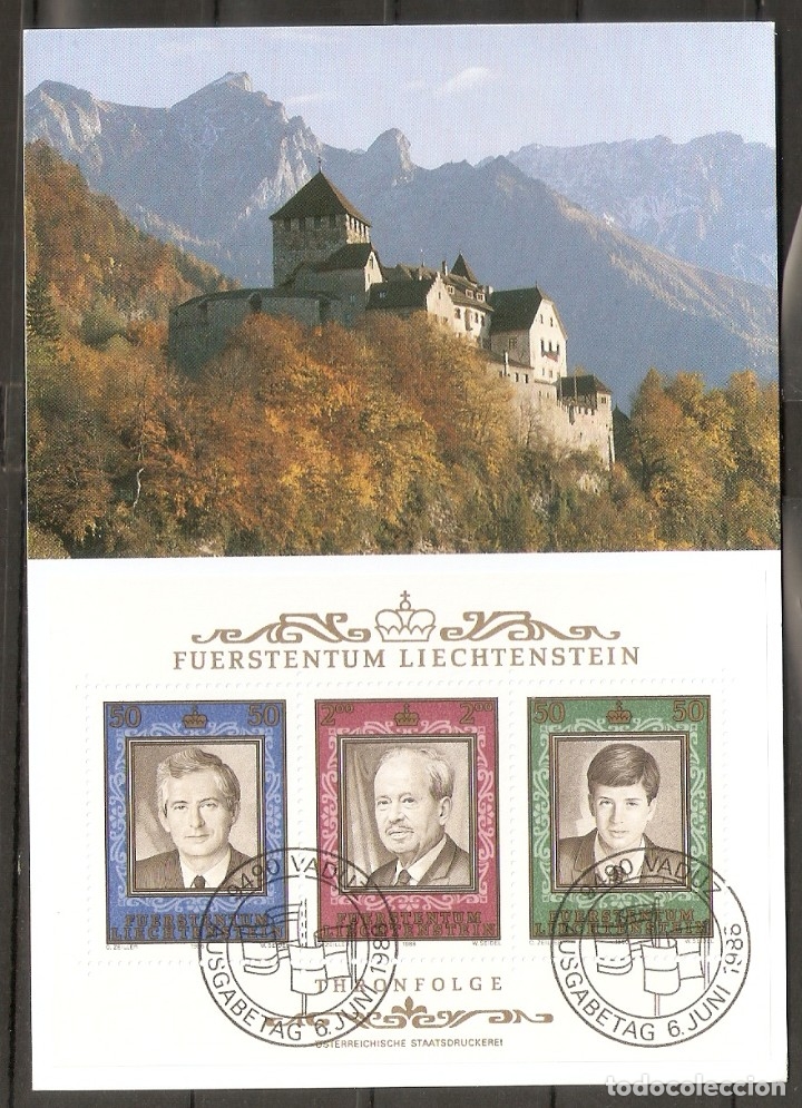 Sellos: LIECHTENSTEIN 1988. M&Aacute;XIMA YT 883/885 - Foto 1