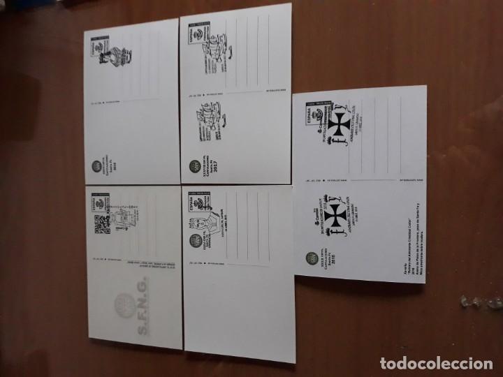 Sellos: Tarjetas Capitulaciones Santafe. - Foto 2