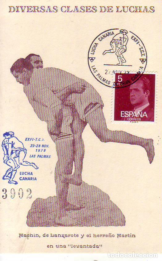 Sellos: LUCHA CANARIA 1979 LAS PALMAS - Foto 1