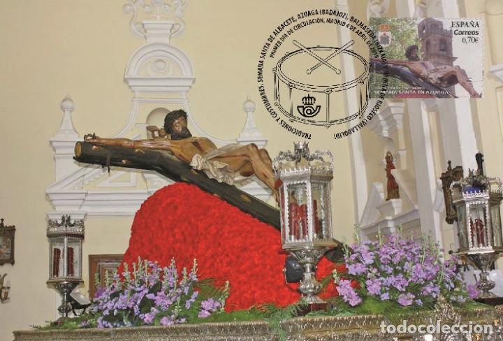 Sellos: Spain 2019 - Traditions and customs - Holy Week maximum card set (4 items) - Foto 1