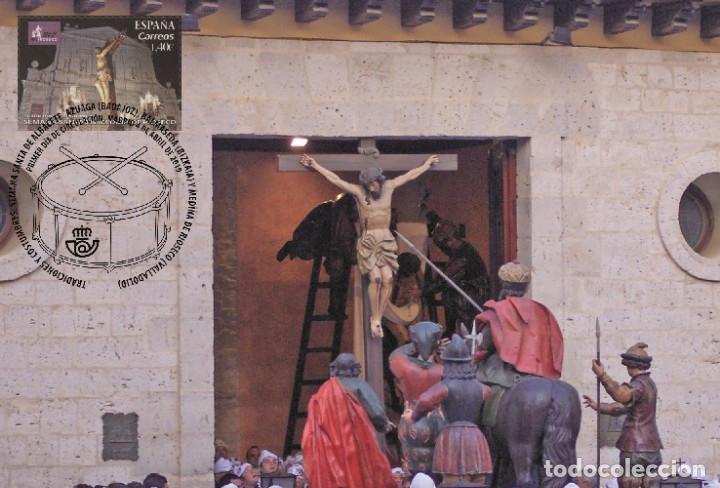 Sellos: Spain 2019 - Traditions and customs - Holy Week maximum card set (4 items) - Foto 4