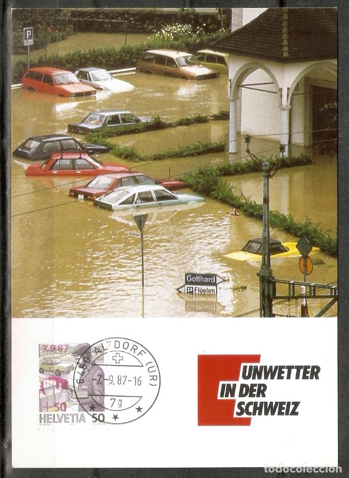 Sellos: SUIZA.1987. CARTA M&Aacute;XIMA - Foto 1