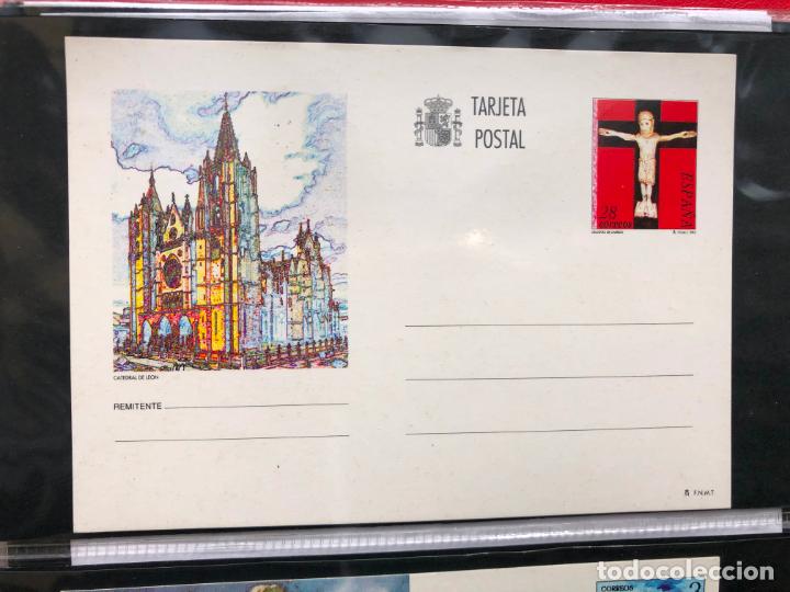 Sellos: TARJETA POSTAL, ENTERO POSTAL, CATEDRAL DE LEON - Foto 1