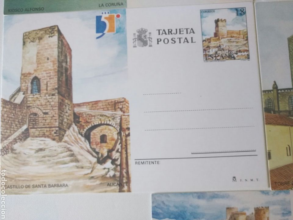 Sellos: 5 postals monuments - Foto 4