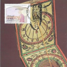 Sellos: 1992. PORTUGAL. MAXIMA/MAXIMUM CARD. INSTRUMENTOS NÁUTICOS. BRÚJULA. TRIPLE. NAVEGACIÓN.. Lote 219549981