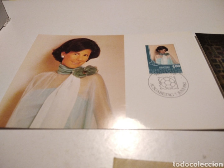 Sellos: Sobre con 2 tarjeta Maxima LIECHTENSTEIN LIBA 82 - Foto 2