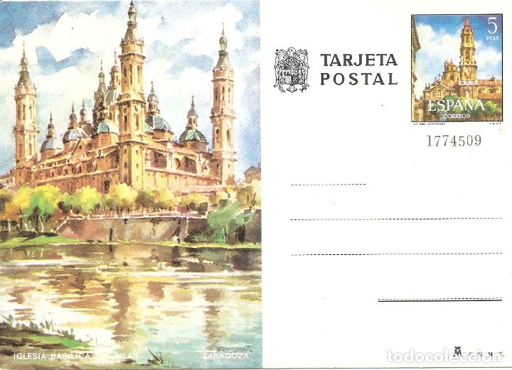 Sellos: TARJETA POSTAL 104. ZARAGOZA - Foto 1