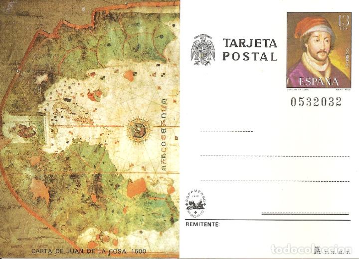 Sellos: TARJETA POSTAL 122. JUAN DE LA COSA (7) - Foto 1