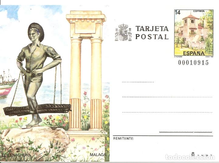 Sellos: TARJETA POSTAL 143. MALAGA - Foto 1