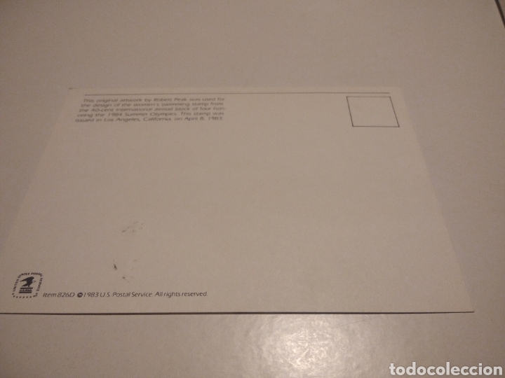 Sellos: Tarjeta m&aacute;xima USA los &Aacute;ngeles - Foto 1