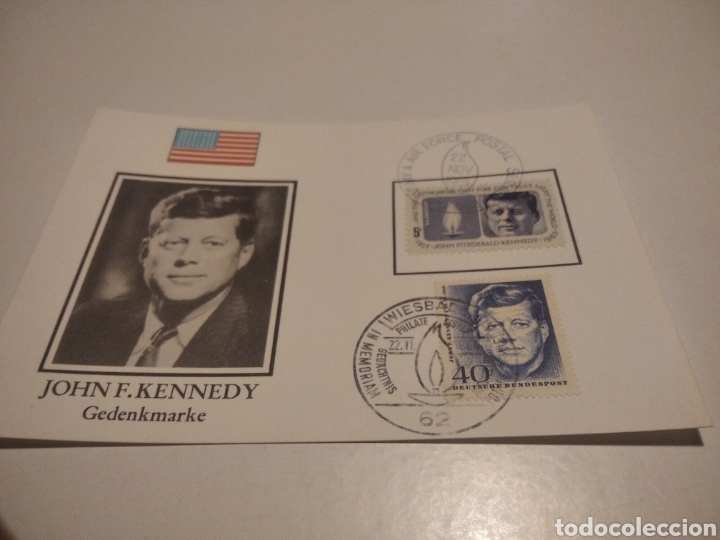 Sellos: Tarjeta Maxima john F Kennedy - Foto 1