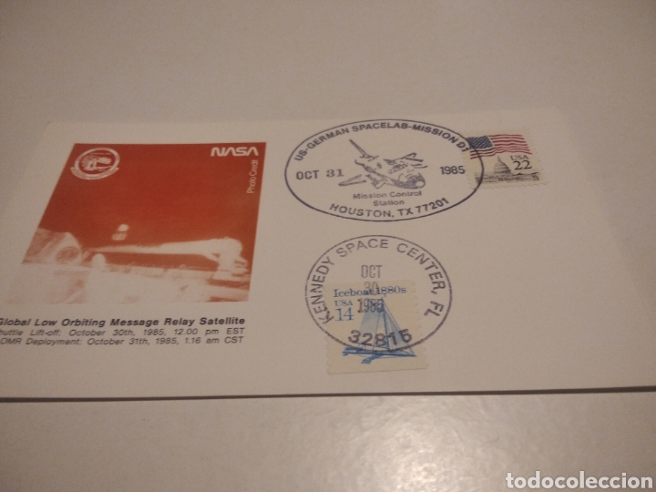 Sellos: Tarjeta Maxima USA nasa - Foto 1