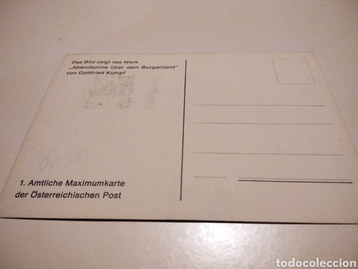 Sellos: Tarjeta Maxima Austria - Foto 2