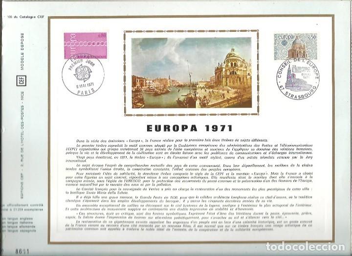 Sellos: EDITIONS CEF N&ordm; 168 EUROPA 1971 - Foto 1