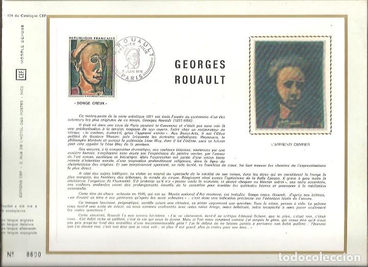 Sellos: EDITIONS CEF N&ordm; 174 GEORGES ROUAULT 1971 - Foto 1