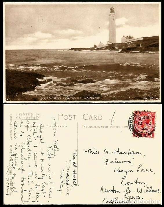 Sellos: ESCOCIA TP FARO SCURDYNESS 1924 - Foto 1