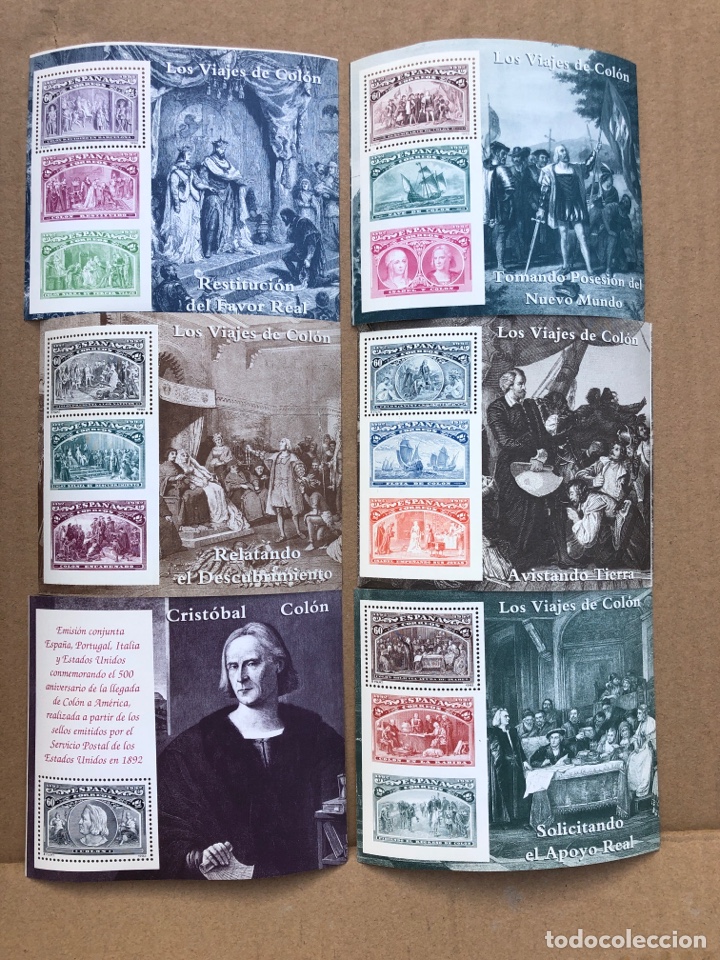 Sellos: Los viajes de Cristobal Col&oacute;n - Foto 1