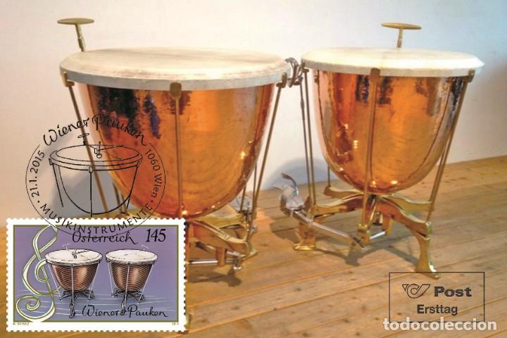 Sellos: Austria 2015 - The Vienna Timpani carte maximum - Foto 1