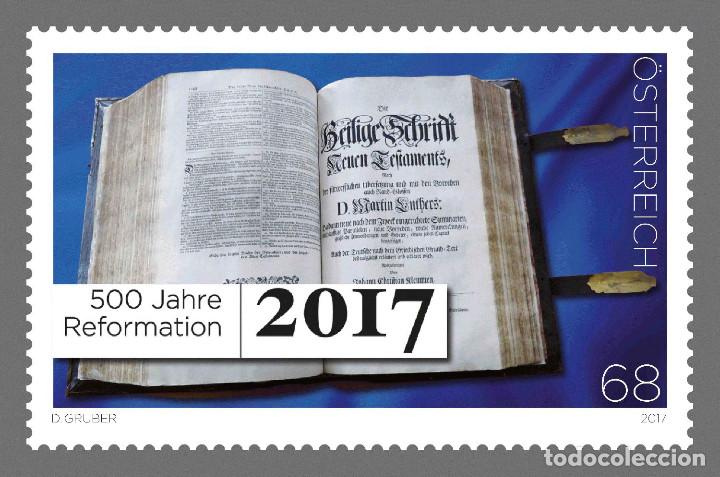Sellos: Austria 2017 - 500 Jahre Reformation mnh - Foto 1