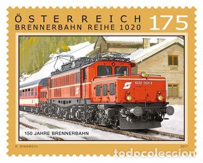 Sellos: Austria 2017 - 150 Jahre Brennerbahn mnh - Foto 1