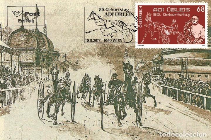 Sellos: Austria 2017 - 80 Geburtstag Adi &Uuml;bleis carte maximum - Foto 1