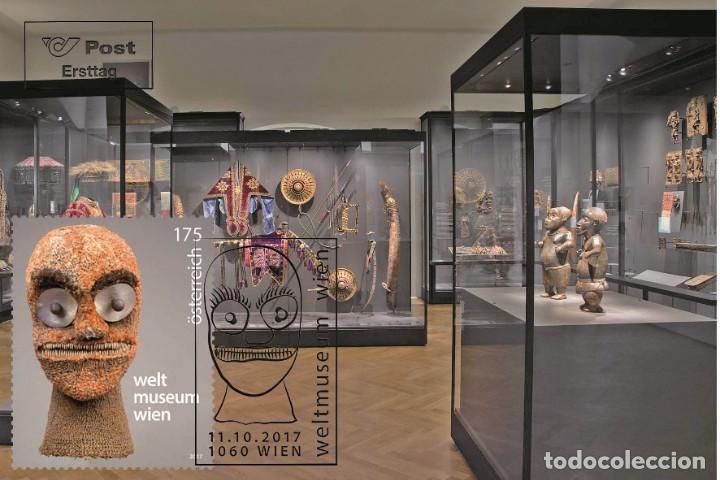 Sellos: Austria 2017 - Weltmuseum Wien carte maximum - Foto 1