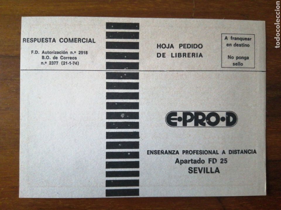 Sellos: RESPUESTA COMERCIAL EPROD - Foto 1