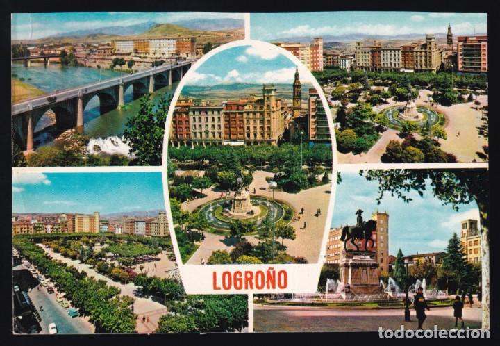 Sellos: TP Logro&ntilde;o. Circulada *Estaci&oacute;n-Logro&ntilde;o* - Foto 2