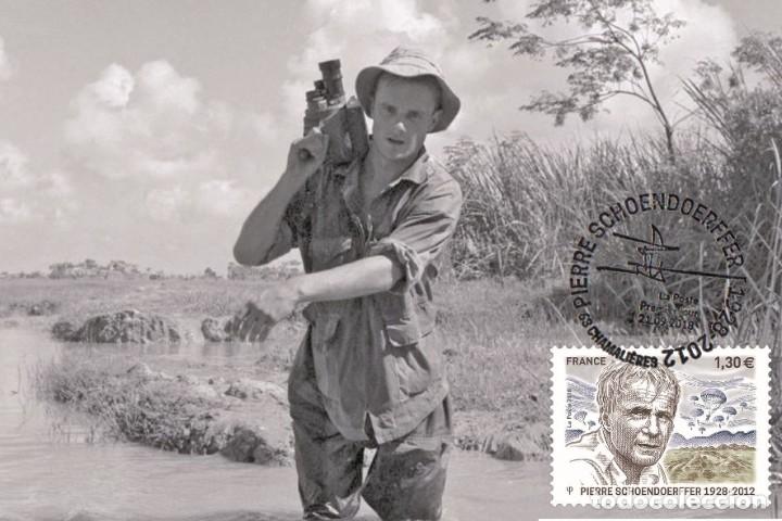 Sellos: France 2018 - Pierre Schoendoerffer carte maximum - Foto 1