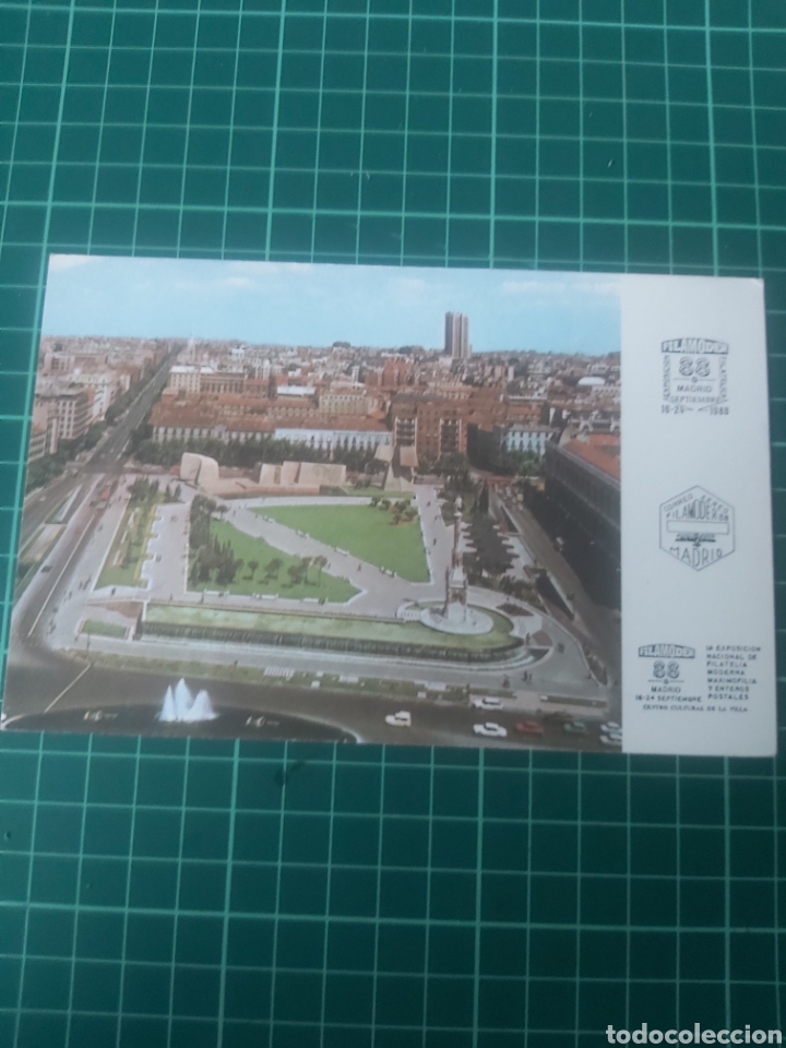 Sellos: MADRID ESPA&Ntilde;A FILAMODER 1988 TARJETA POSTAL MATASELLO RODILLO - Foto 2