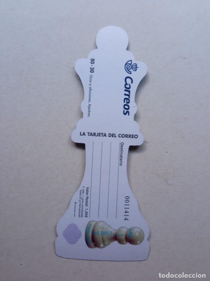 Sellos: AJEDREZ, ocio y aficiones TARJETA CORREOS 2018 - Foto 2