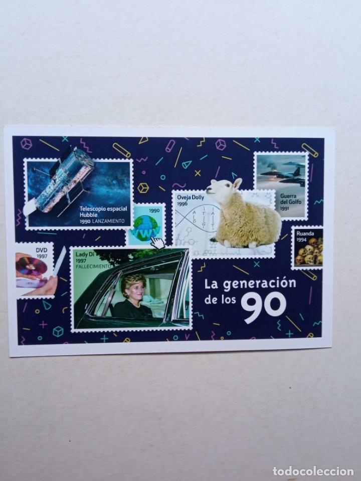 Sellos: TARJETA LA GENERACION DE LOS 90 - 2018 - Foto 1