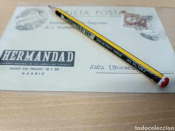 Sellos: Hermandad tarjeta postal Madrid - Foto 1